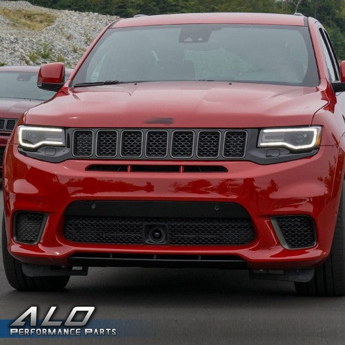 Solid Spare Fit For 2014-2016 Jeep Grand Cherokee Front Grille Inserts Mesh Honeycomb Cover