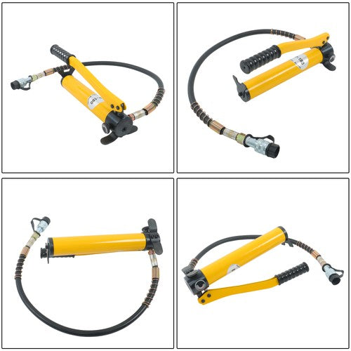 Solid Spare 20T Low Profile Hydraulic Jack Porta Power Kit CP-180 Manual Hydraulic Hand Pump