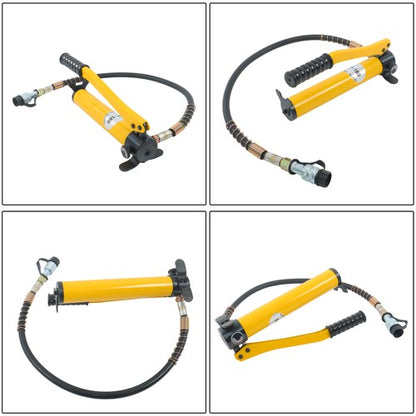 Solid Spare 20T Low Profile Hydraulic Jack Porta Power Kit CP-180 Manual Hydraulic Hand Pump