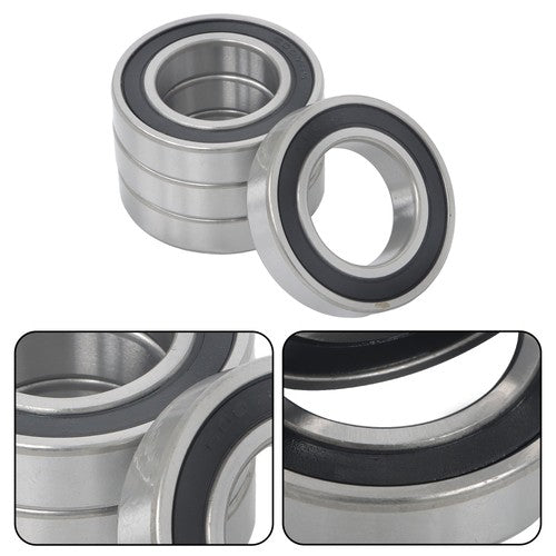 Solid Spare 10Pcs 6007-2RS Bearings 35×62×14mm Double Rubber Seals Deep Groove Ball Bearing