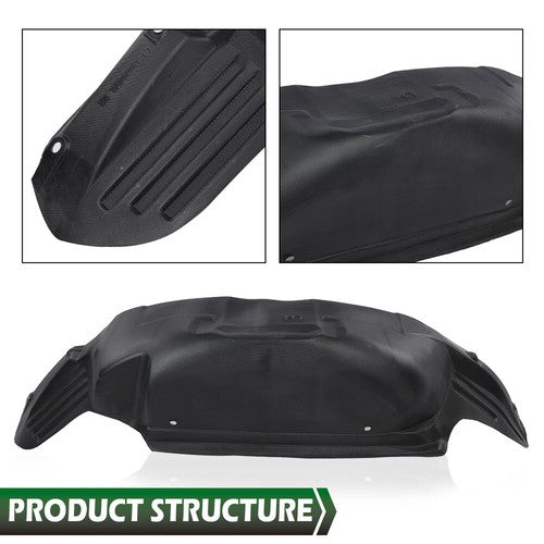 Solid Spare Rear Fender Liner Wheel Well Guard Fit For 2021-2024 Ford F-150 ML3Z9927886A