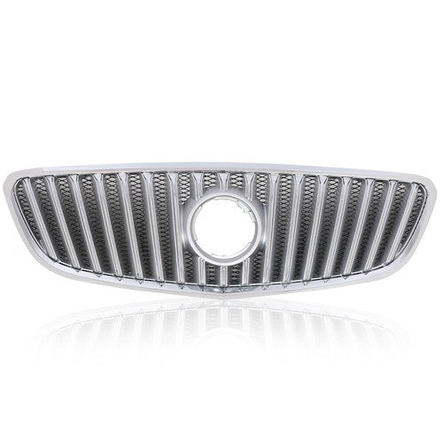 Solid Spare Fit For 2010-2013 Buick Lacrosse Front Bumper Upper Grille Grill w/ Chrome Trim