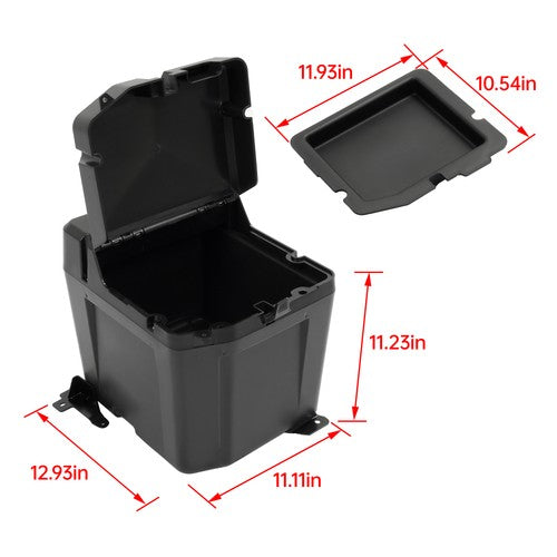 Solid Spare Under Seat Storage Box Double-decker For 2018-23 Polaris Ranger XP 1000 #2882910