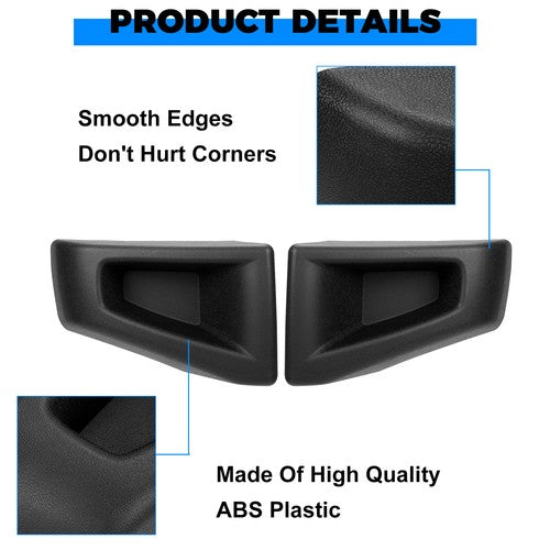 Solid Spare Front Bumper End Cap Corner Plastic For 03-09 Hummer H2 Left&Right Side Textured