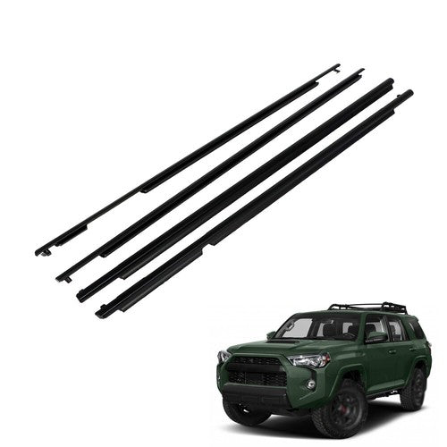 Solid Spare For Toyota 4Runner 2010-2021 Car Outside Window Weatherstrip Seal Belt Moulding