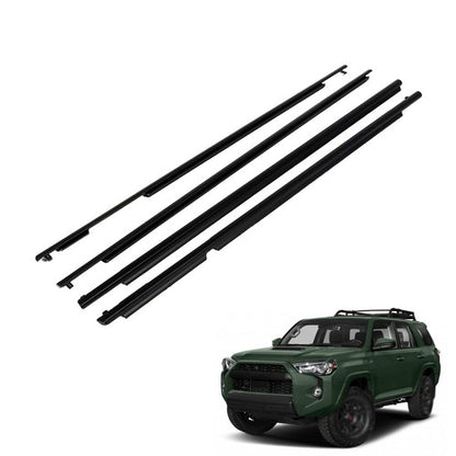 Solid Spare For Toyota 4Runner 2010-2021 Car Outside Window Weatherstrip Seal Belt Moulding