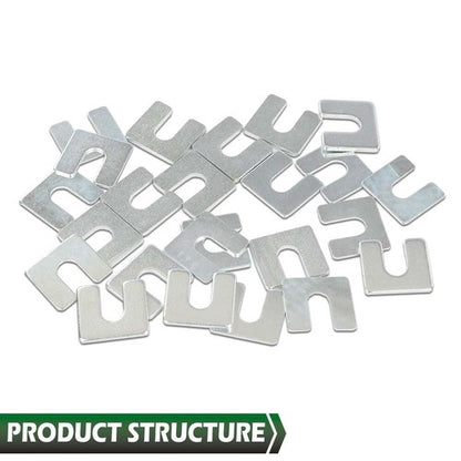 Solid Spare New Fit For GM 1/16" & 1/8" Thick- 3/8" Slot Body & Fender Alignment Shims Kit