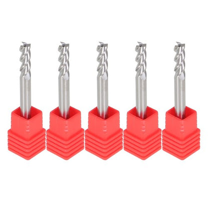 Solid Spare 5 Pack 3/16" 3 Flute Regular Length Carbide End Mill For Aluminum USA