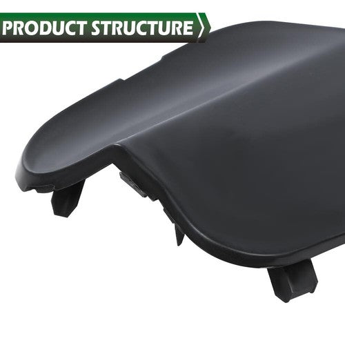 Solid Spare Fit For 14-16 Nissan Rogue Front Bumper Bracket Tow Eye Hook Cover Cap