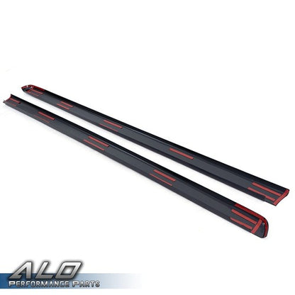 Solid Spare Fit For 99-2006 Silverado / Sierra 6'6" Bed Rail Caps Panel Top Protector Black