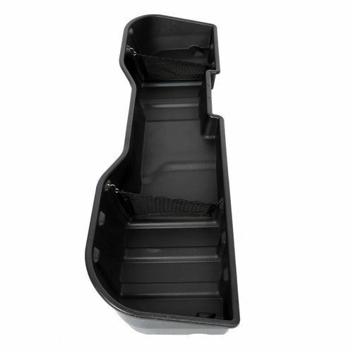 Solid Spare Black Underseat Storage Box for 07-18 Chevy Silverado 07-19 GMC Sierra CREW CAB