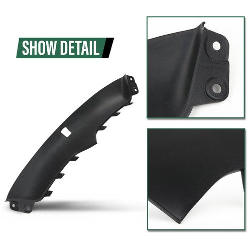Solid Spare Fit For 2016-2020 Tesla Model X Front Bumper Upper Grille Insert Surround Cover