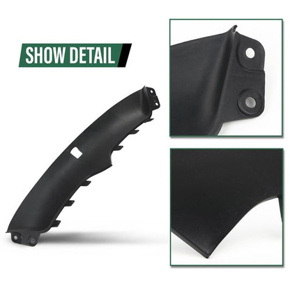 Solid Spare Fit For 2016-2020 Tesla Model X Front Bumper Upper Grille Insert Surround Cover