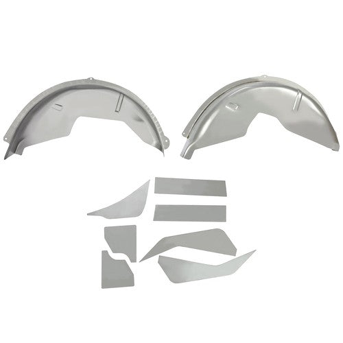 Solid Spare For 040401DS Mini Tubs For 67-69 Chevy Camaro / Pontiac Firebird, Pair (LH+RH)