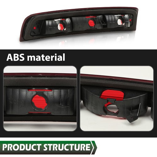 Solid Spare New Fit For 2011-2018 Ram 1500 2500 3500 High Mount Third Brake Light Cargo Lamp