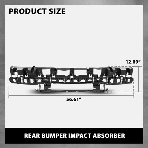 Solid Spare Fit For 2018-2019 Ford Explorer Rear Bumper Impact Absorber FO1170150