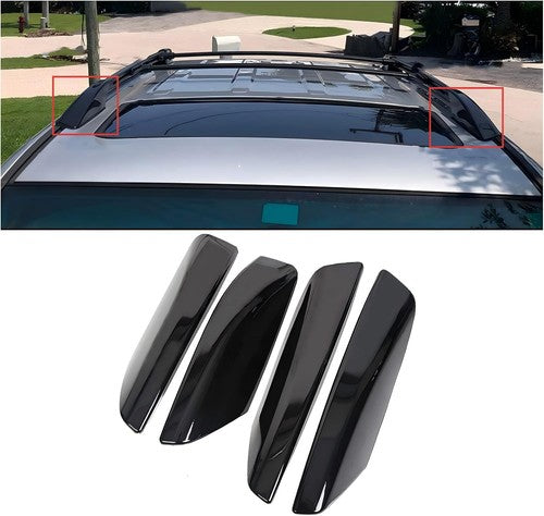 Solid Spare For Toyota 4Runner N210 2003-2009 Roof Rack Rail End Cover Shell Cap 4pcs