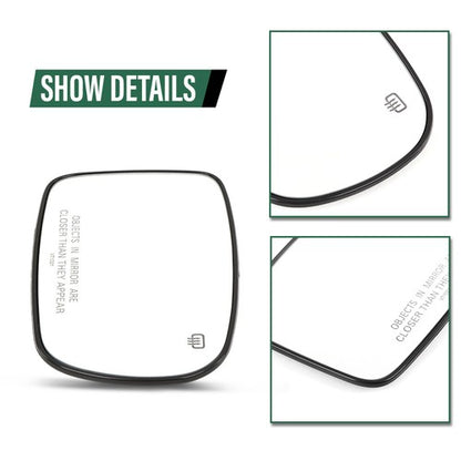 Solid Spare Fit For 11-21 Chrysler 200 300 Dodge Charger Mirror Glass Heated Right Side