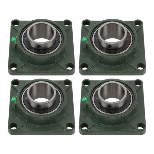 Solid Spare 4PCS UCF212-39 Pillow Block Bearing 2-7/16" Bore 4 Bolt Solid Base Self-Aligning