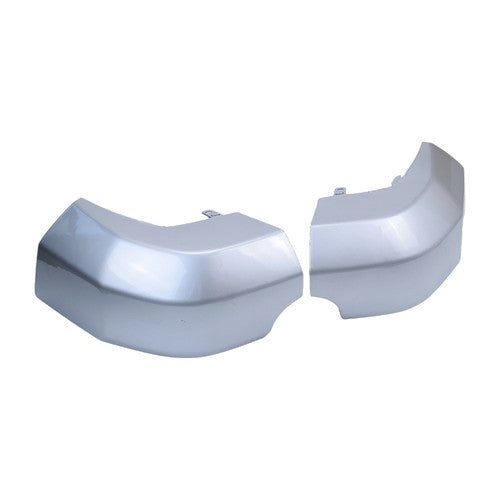 Pair Rear Corner Bumper End Cap Pad LH & RH Silver For Toyota FJ Cruiser 2007-14