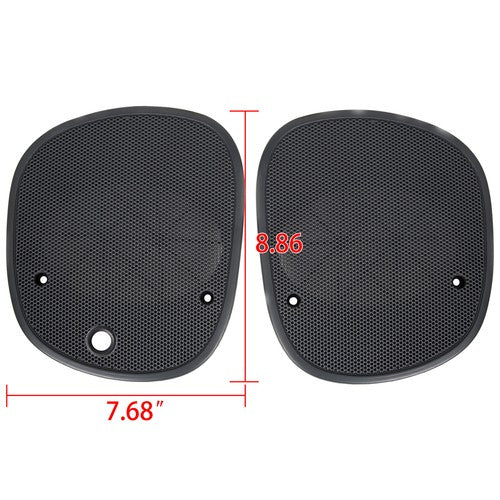 Solid Spare 2PC For 98-05 Chevrolet S-10 Blazer Left & Right Upper Dash Speaker Cover Grille