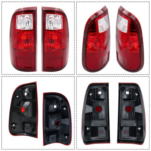 Solid Spare Rear Tail Lights For Ford F-250 Super Duty 2008-2016 Left&Right Side Brake Lamps