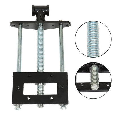 Solid Spare 9" Cast Iron woodworking bench vise Front Screw Vise for Workbench New