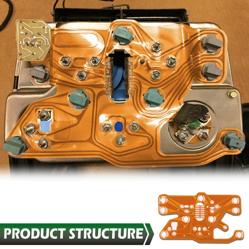 Solid Spare Fit For 1977-1982 Chevrolet C3 Corvette Console Printed Circuit Board # 25015147