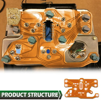 Solid Spare Fit For 1977-1982 Chevrolet C3 Corvette Console Printed Circuit Board # 25015147
