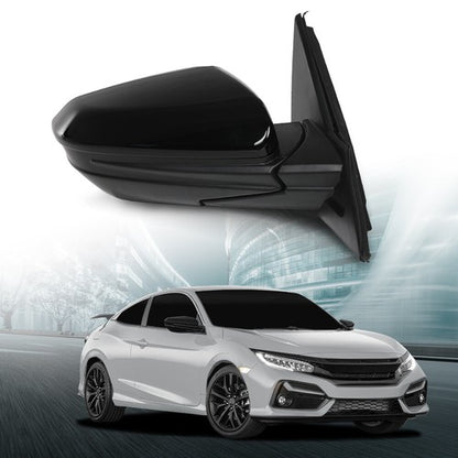 Solid Spare Fit For 16-21 Honda Civic LX DX 3 Pin Manual Fold Power Mirror Passenger Side