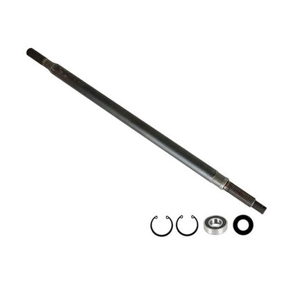 Solid Spare Driver Side W/ Bearing Seal Kit Shaft For EZGO TXT Rear Axle Elec Cart 1994.5-Up