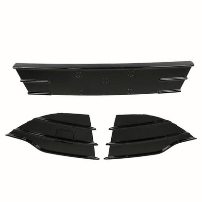 Solid Spare For Ford Escape 2013-2016 Black Panel Plastic Front Bumper Grille Grill Cover