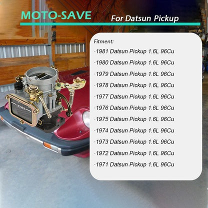 Solid Spare Fit For 1970-1981 Datsun Pickup 1.6L 96Cu 16010 B0302 series Carburetor