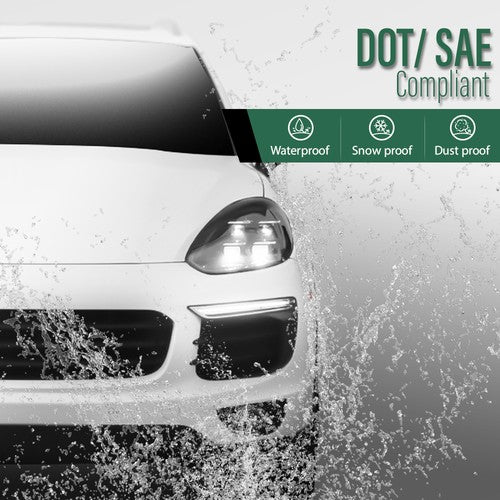 Solid Spare LED DRL Fog Light Daytime Running Lamp Left Fit For 15-18 Porsche Cayenne 958