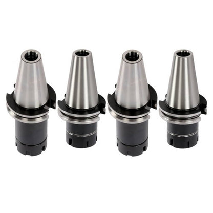 Solid Spare CAT40-ER25 Collet Chucks short & long 0.0001 Runout-TOTAL 4 Pack Tool Holder New