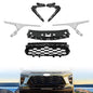 Solid Spare Fit For Chevrolet Trax 2023 2024 Plastic Front Bumper Grille Chrome Trim Kit