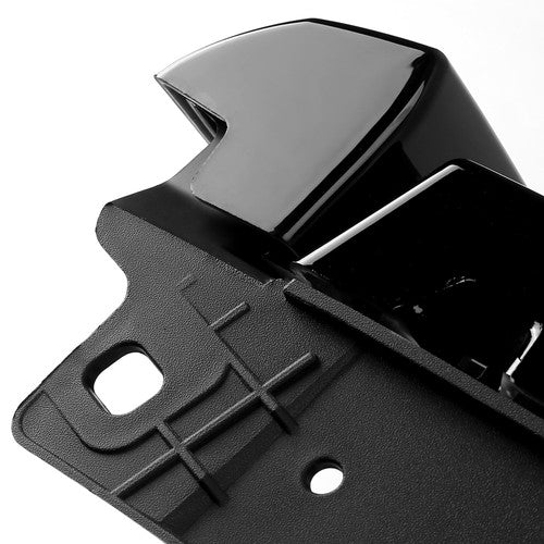 Solid Spare For 2007-2013 GMC Sierra 1500 Denali Pickup Upper Grille Hood Molding Trim Black