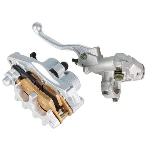 Solid Spare For Honda CR125R 250R CRF250X 450X Front Master Cylinder Lever + Brake Caliper