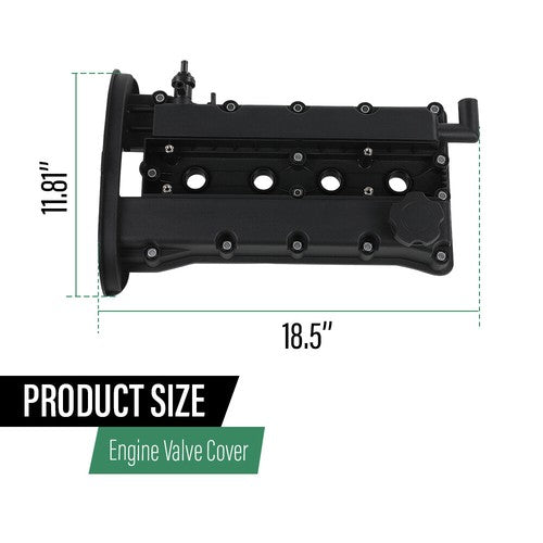 Solid Spare Fit For 04-05 Chevrolet Aveo L4 1.6L Engine Valve Cover w/ Gasket 96473698