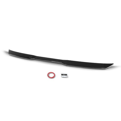 Solid Spare Rear Trunk Spoiler Wing Fit For 2017-2023 BMW 5-Series G30 F90 M5 Gloss Black