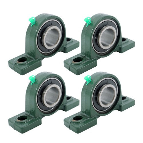 Solid Spare 4 Pcs UCP208-24 Pillow Block Bearing Solid Base 1-1/2" Bore Self-Aligning