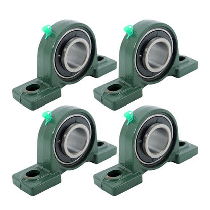 Solid Spare 4 Pcs UCP208-24 Pillow Block Bearing Solid Base 1-1/2" Bore Self-Aligning