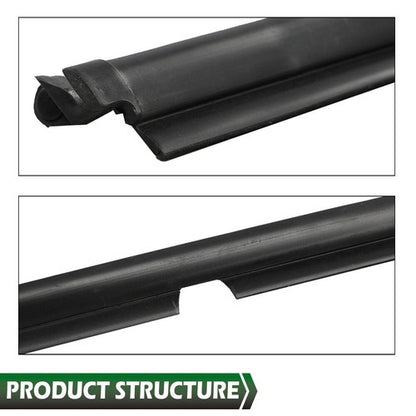 Solid Spare Fit For 90-05 Mazda Miata MX-5 Window Sweep Felt Weatherstrip Seal Left+Right