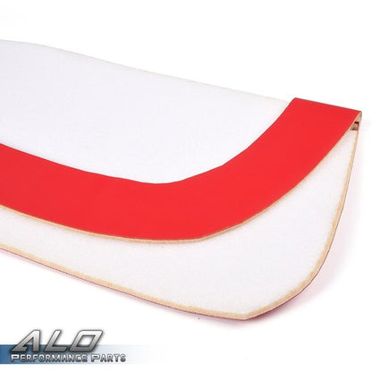 Solid Spare Fit For 05-09 Ford Mustang Red Door Panel Insert Cards Synthetic Leather Cover
