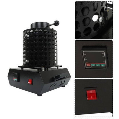 Solid Spare Metal Melting Furnace Forge Kit+Mesh Refining Casting Furnace 3KG 1400W Upgraded