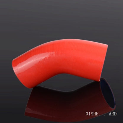 Solid Spare Fit 2.25" to 3" 57mm - 76mm Silicone 45 Degree Elbow Reducer Pipe Connector Hose
