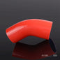 Solid Spare Fit 2.25" to 3" 57mm - 76mm Silicone 45 Degree Elbow Reducer Pipe Connector Hose