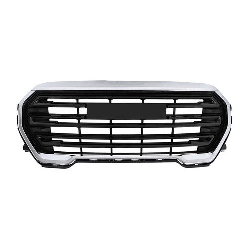 Solid Spare Fit For GMC Terrain SLE/SLT 2022-23 New Front Bumper Grille Gloss Black Plastic