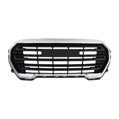 Solid Spare Fit For GMC Terrain SLE/SLT 2022-23 New Front Bumper Grille Gloss Black Plastic