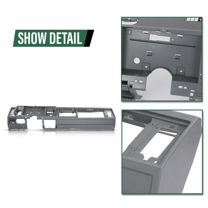 Solid Spare Dashboard Dash Core Gray Fit For 1988-1994 Chevy GMC C/K Truck Suburban Blazer